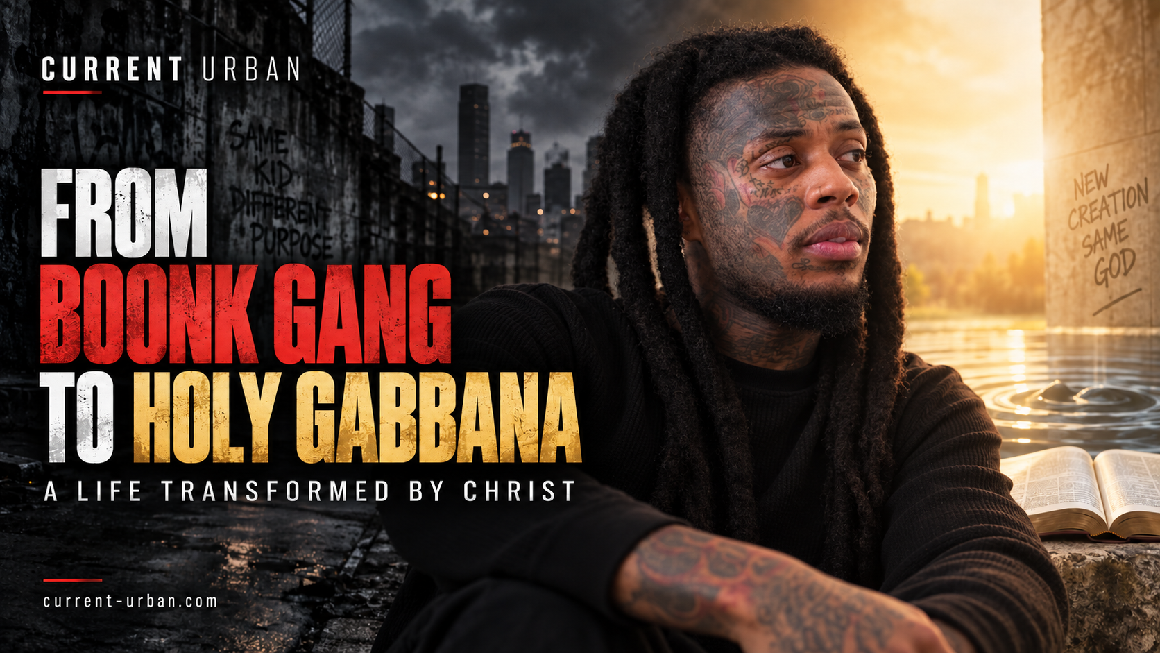 Ex-rapper Boonk Gang is baptized and changed for Christ