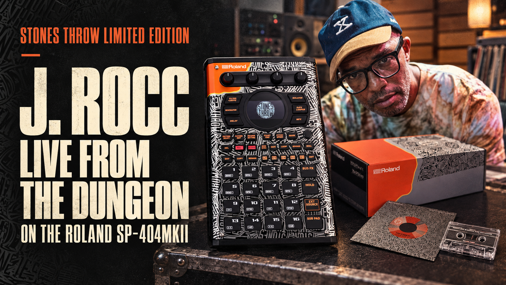 Stones Throw Limited Edition – J. Rocc Live from the Dungeon on the Roland SP-404MKII